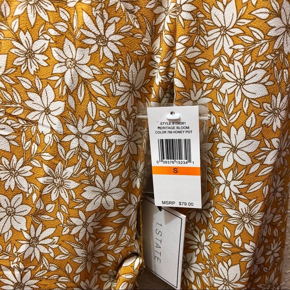 1. State Floral Heritage Bloom True Wrap Blouse size S NWT - Picture 5 of 6